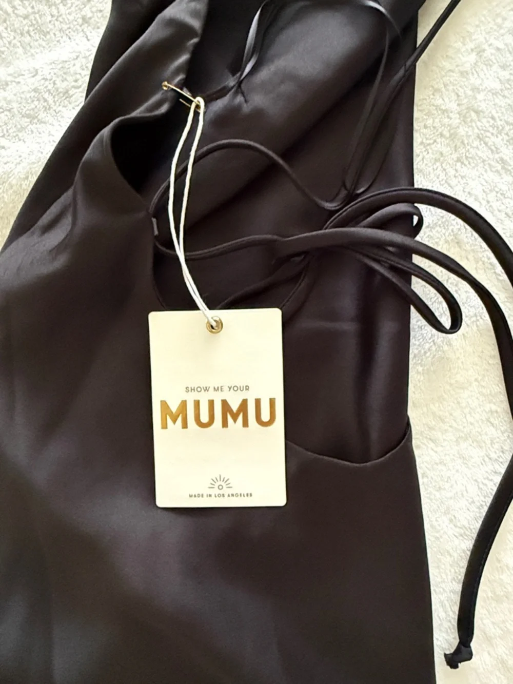 Show Me Your MuMu Black Halter Mini Dress - Jazzy Dress size small - Picture 5 of 6